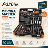 Jogo Oficina Master Maleta Com 222 Ferramentas 5000r Robust