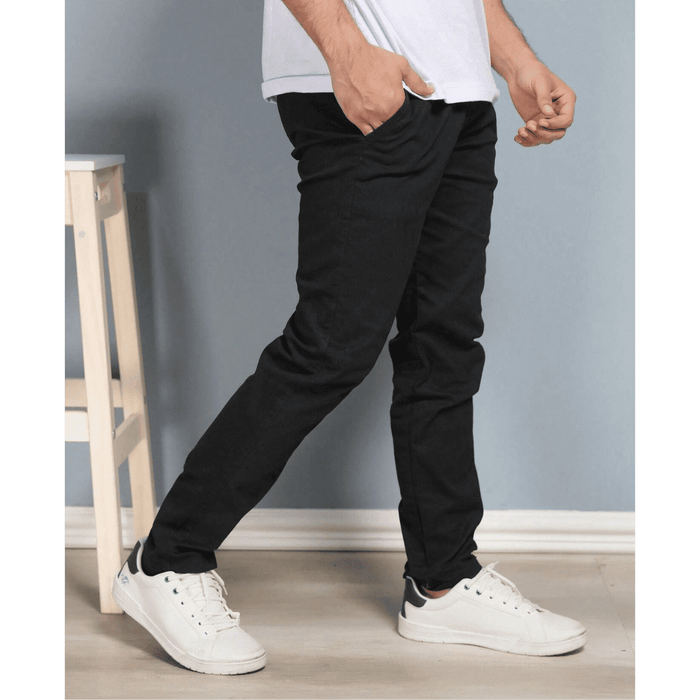 Calça Reta Masculina em Sarja - Kit 4 Unidades