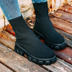 Bota Coturno Feminina Tratorada - UrbanDiva