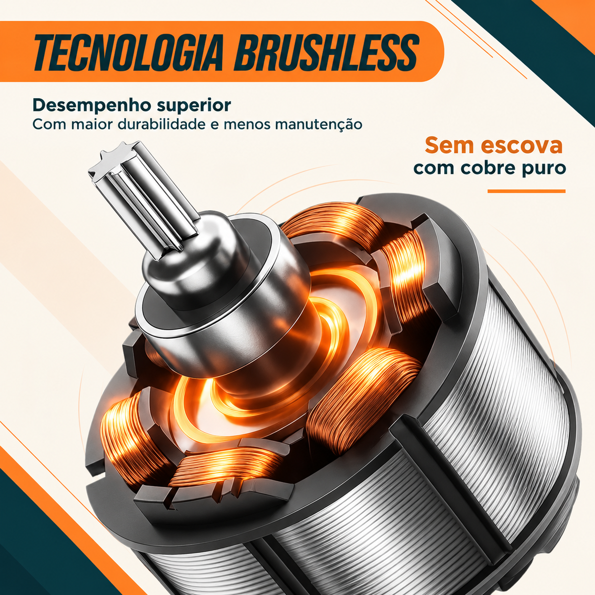 Kit Ferramentas 4 em 1 48V | Íon Lítio Baterias Sem Fio | Martelete + Esmerilhadeira + Furadeira + Chave de Impacto