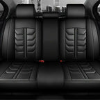 Kit Capa Para Banco de Carro em Couro Legítimo Universal Decision + BRINDES: Tapetes Automotivos