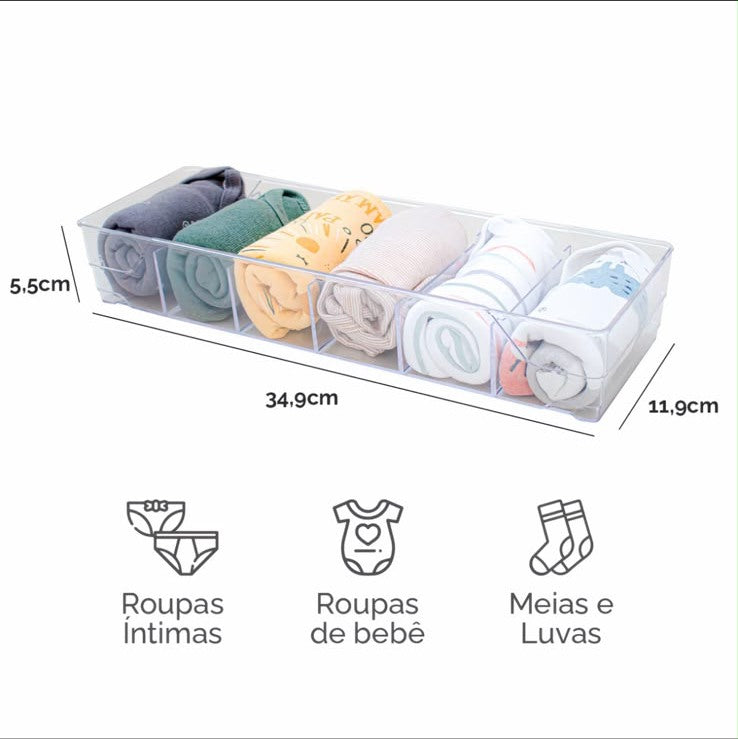 Kit com 20 Colmeias Organizadoras Acrílicas