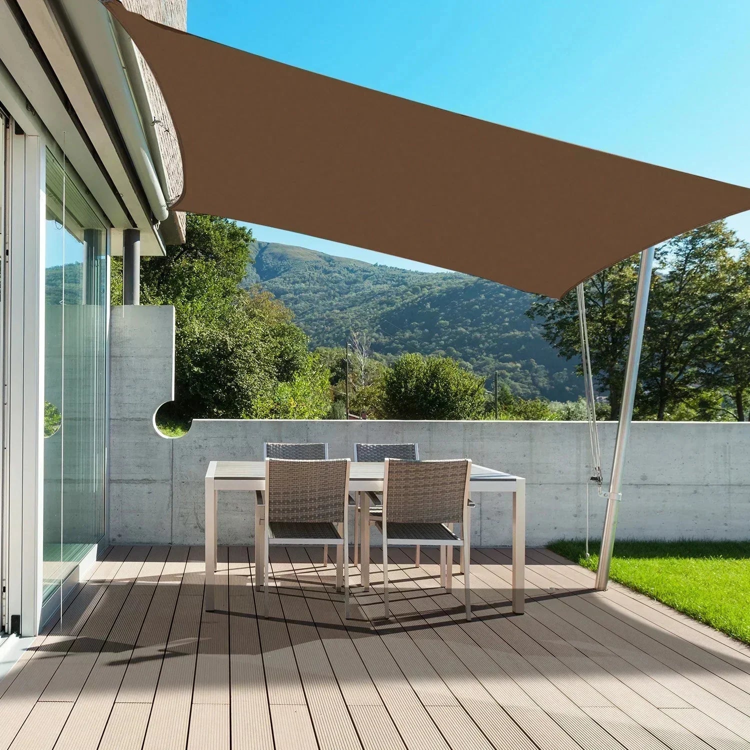 Toldo Portátil Impermeável + Kit de Cordas Trilhus